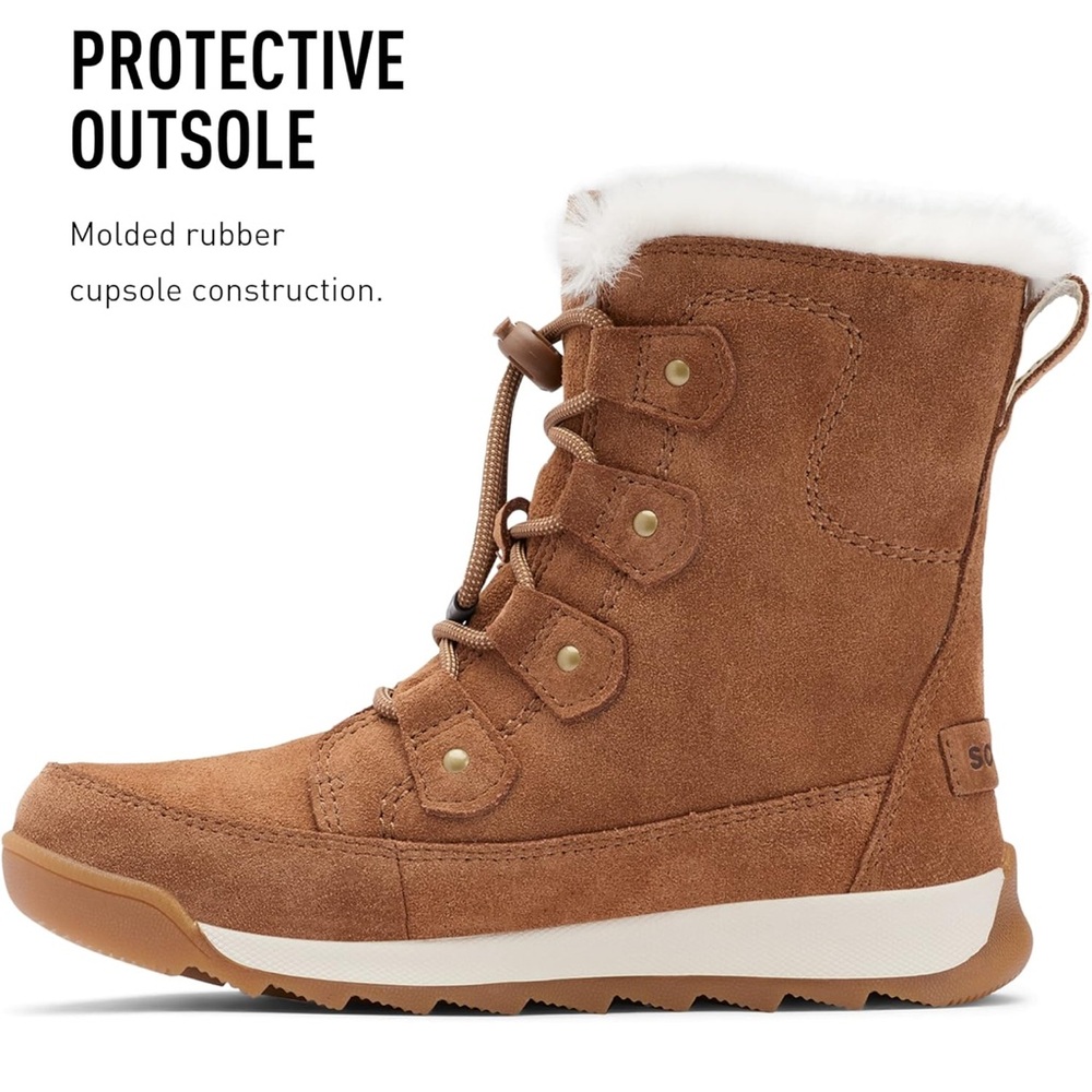 Brand New Sorel Brown Suede and Fleece Winter Boots - Picture 2 of 13